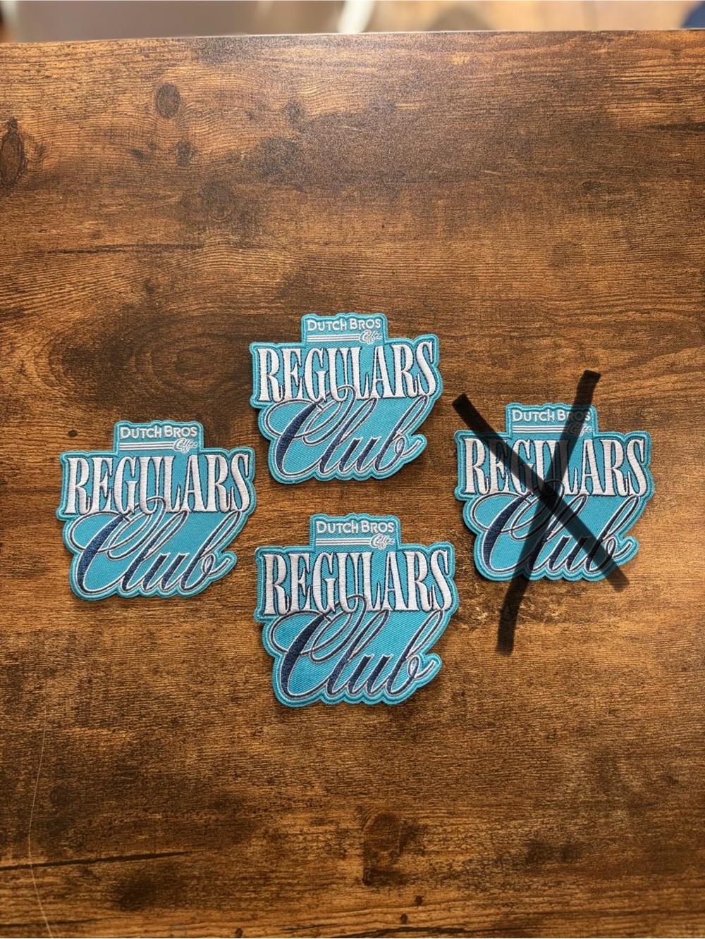 Dutch Bros 'Regulars Club' Embroidered Patches